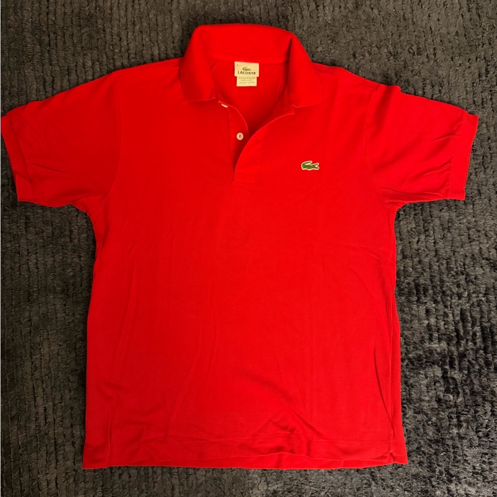 Lacoste Men's Vibrant Red Polo Shirt